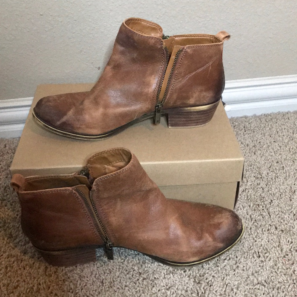 Luck Brand Brown Booties